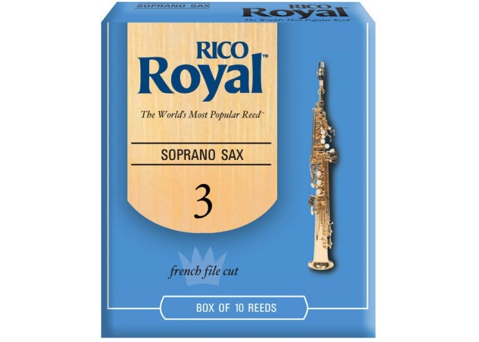 Rico RIB1030 трости для сопрано-саксофона, Royal (3), 10шт.в пачке