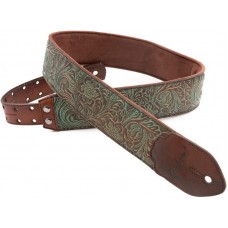 RightOn Straps 8401050090089 Leathercraft Blackguard Teal Ремень для гитары