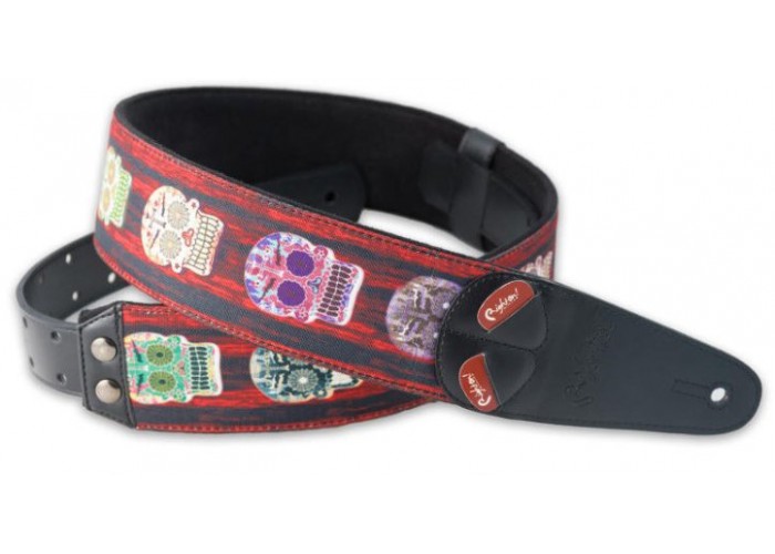 RightOn Straps 8401070150008 Mojo Skulls Unique Ремень для гитары