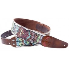 RightOn Straps 8401070280309 Mojo Tiki White Ремень для гитары