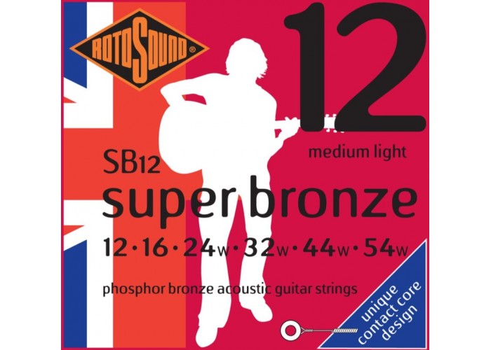 ROTOSOUND SB12 STRINGS PHOSPHOR BRONZE струны для акустической гитары