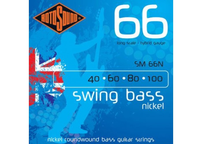 ROTOSOUND SM66N BASS STRINGS NICKEL струны для бас-гитары