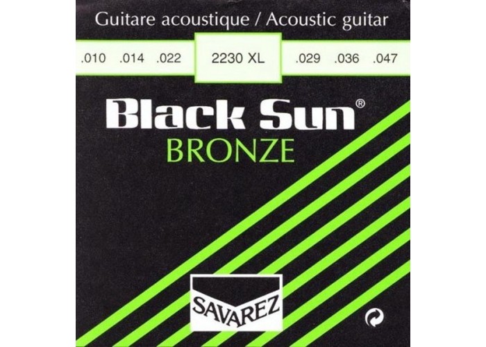 SAVAREZ 2230XL Black Sun - струны для акустической гитары