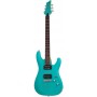 Schecter C-6 Deluxe SAQ Satin Aqua электрогитара