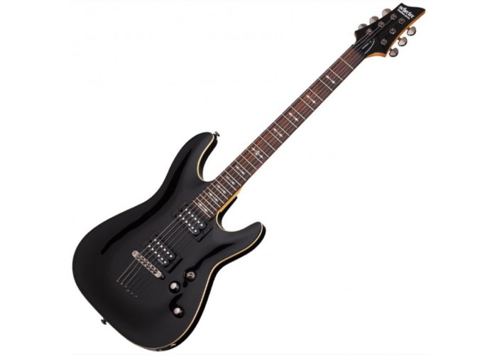 SCHECTER OMEN-6 FR ACTIVE BLK - электрогитара