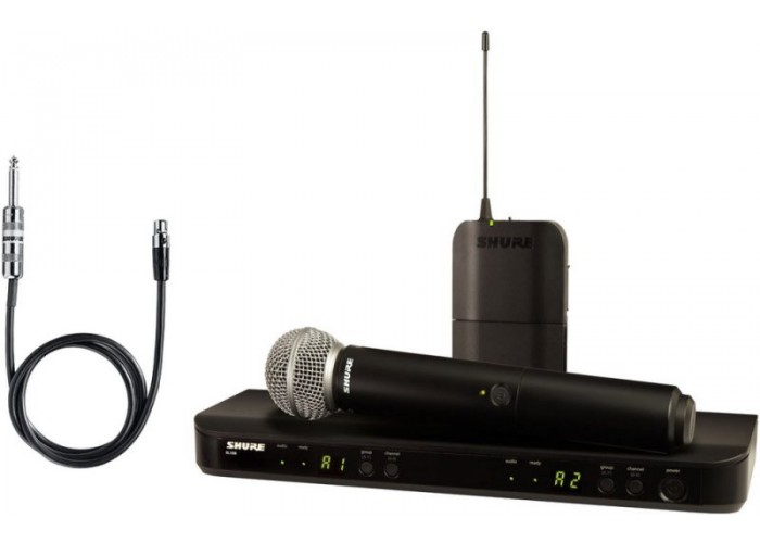 SHURE BLX1288E/SM58 K3E 606-638 MHz двухканальная радиосистема с поясным передатчиком BLX1 и SM58