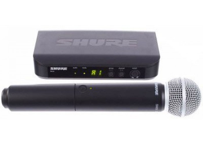 SHURE BLX24E/SM58 M17 662-686 MHz радиосистема вокальная с капсюлем динамического микрофона SM58