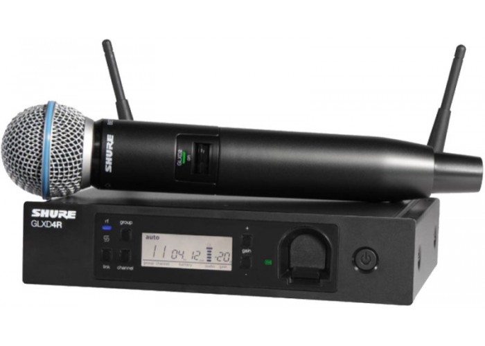 SHURE GLXD24RE/B58 Z2 2.4 GHz цифровая радиосистема GLXD Advanced с капсюлем динамического микрофона