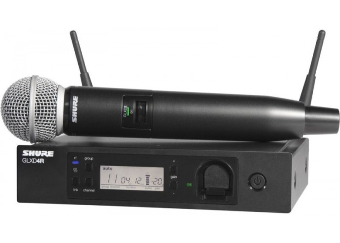 SHURE GLXD24RE/SM58 Z2 2.4 GHz рэковая цифровая радиосистема GLXD Advanced с ручным передатчиком SM5