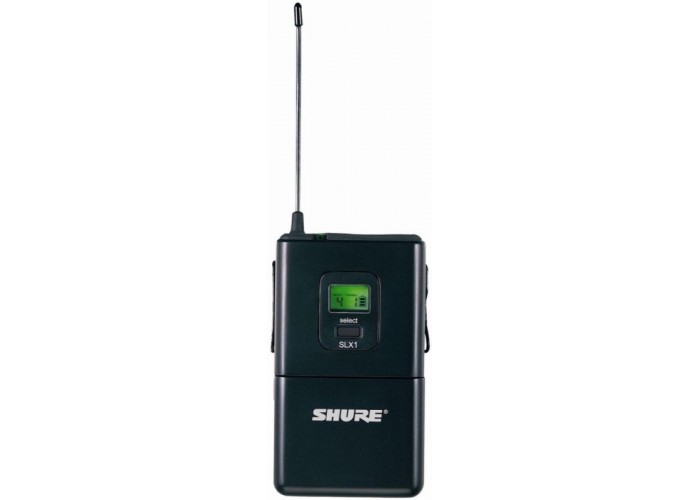 SHURE SLX1 P4 702 - 726 MHz портативный поясной передатчик для радиосистем SLX