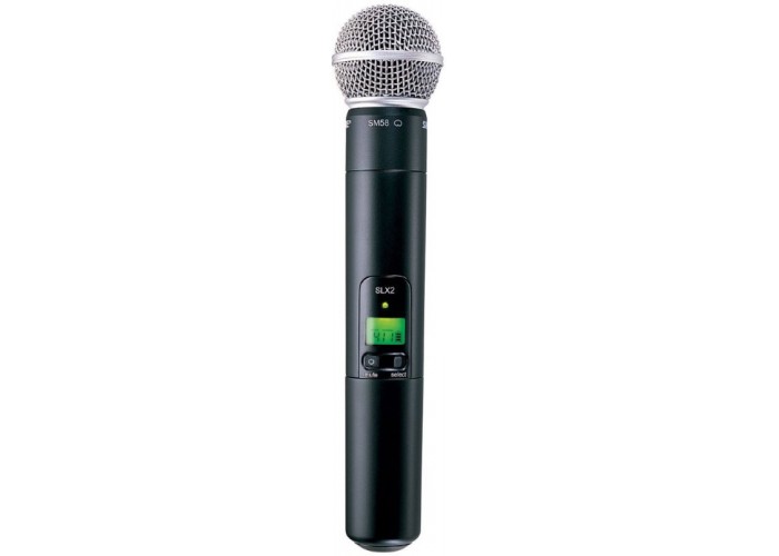 SHURE SLX2/BETA58 P4 702 - 726 MHz ручной передатчик системы SLX c капсюлем микрофона BETA58