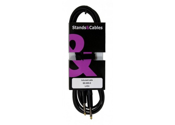 STANDS&CABLES GC-003-3 - кабель инструментальный Jack-Jack, 3 м