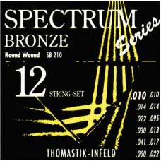 Thomastik SB210 Spectrum Bronze Комплект струн для 12-струнной акустической гитары, бронза, 10-50