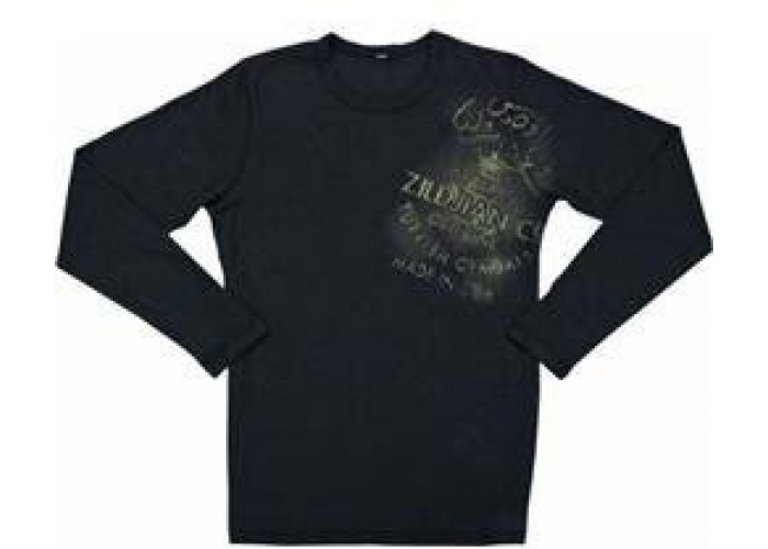 ZILDJIAN STAMP THERMAL SHIRT XL черная футболка c длинным рукавом, размер - XL